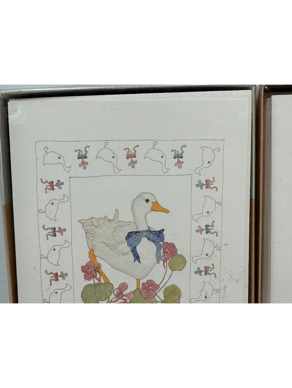 Vintage Goose Stationery Set Creative Papers Gibson Cards/Envelopes 19 Cards NOS